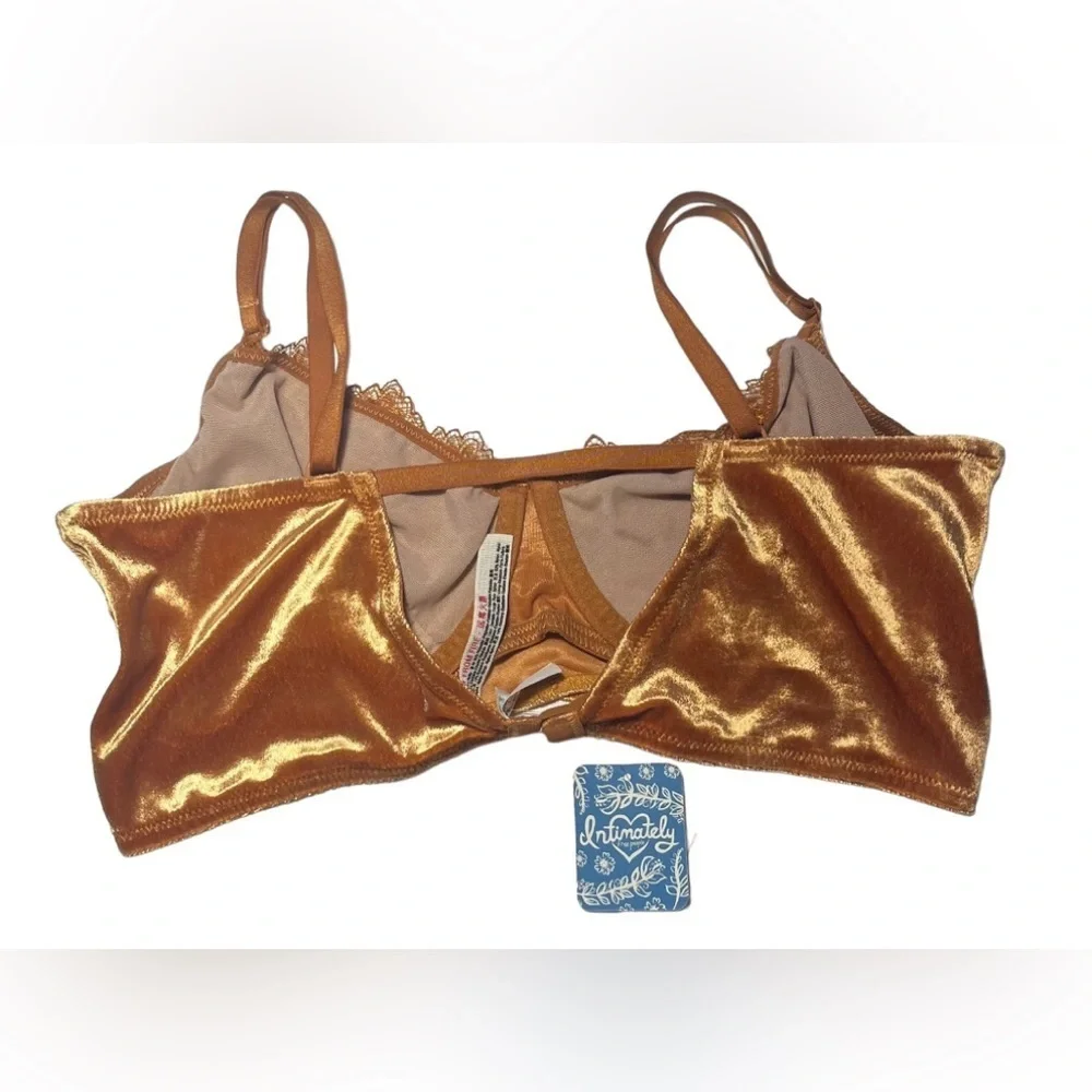 🎉HP🎉 Free People Aurora Longline Underwire Bra Copper Ginger Combo Large NWT - Picture 10 of 12